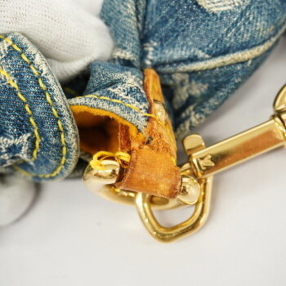 Louis Vuitton Monogram Denim Mini Pleaty Handbag - Picture 9 of 11